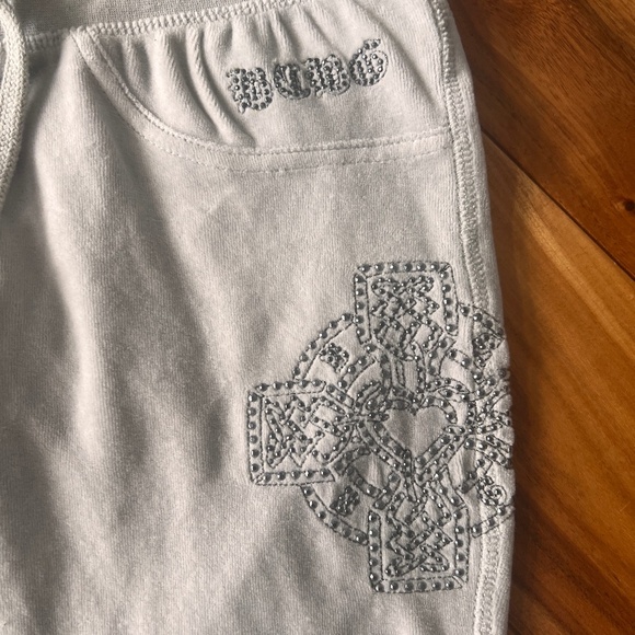 BCBGMaxAzria Velour Tracksuit Light Gray S - Picture 13 of 15